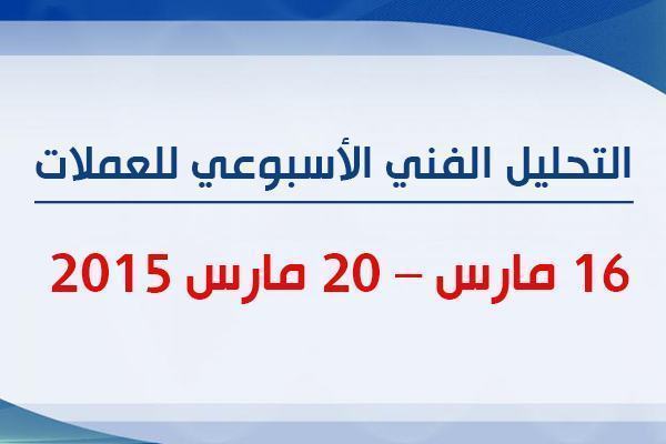 التحليل الفني الأسبوعي للعملات – 16 مارس – 20 مارس 2015